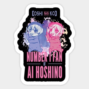 OSHI NO KO: NUMBER 1 FAN OF AI HOSHINO Sticker